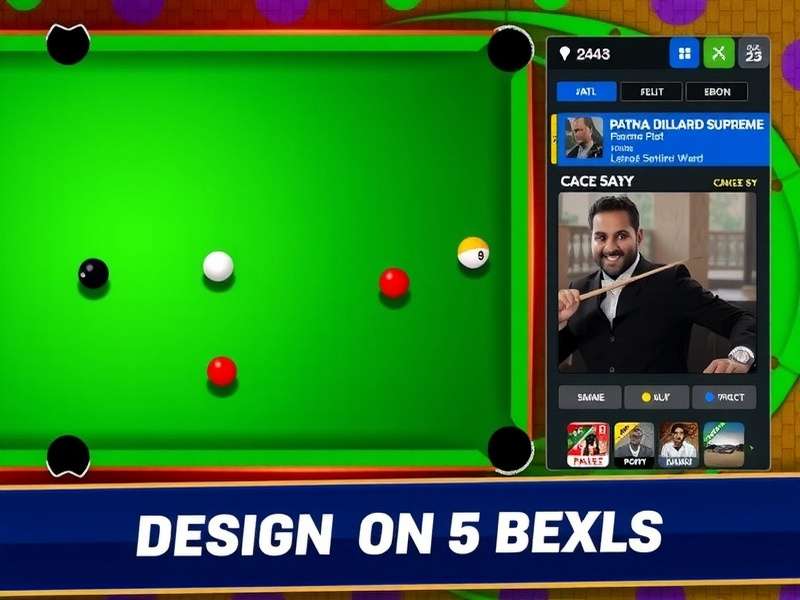 Patna Billiards Supreme Gameplay Screenshot